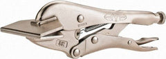 Irwin - 8" OAL Standard Jaw Sheet Metal Clamp Weld Locking Pliers - 3-1/8" Jaw Width, 1-3/4" Jaw Depth, 1-3/4" Jaw Opening - Benchmark Tooling