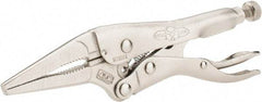 Irwin - 4" OAL Standard Jaw Locking Pliers - 1-5/8" Jaw Opening, Standard Handle - Benchmark Tooling