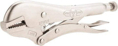 Irwin - 10" OAL Straight Jaw Locking Pliers - 1-5/8" Jaw Opening, Standard Handle - Benchmark Tooling