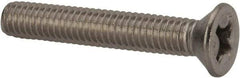 Value Collection - 5/16-18 UNC, 2" OAL Phillips Drive Machine Screw - Flat Head, Grade 316 Stainless Steel, Uncoated, Without Washer - Benchmark Tooling