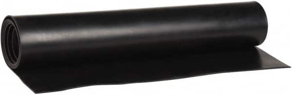 Made in USA - 36" Wide, 0.093" Thick, Buna-N Rubber Foam Sheet - 65 to 75 Durometer, Black, -40 to 212°F, 1,500 psi Tensile Strength, Cut-to-Length - Benchmark Tooling