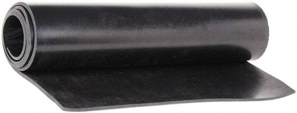 Made in USA - 36" Wide, 1/8" Thick, Buna-N Rubber Foam Sheet - 65 to 75 Durometer, Black, -40 to 212°F, 1,500 psi Tensile Strength, Cut-to-Length - Benchmark Tooling