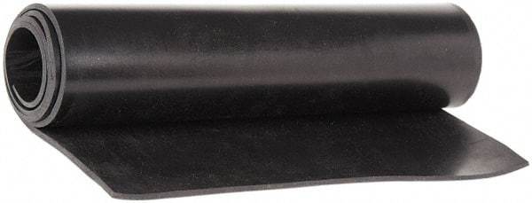 Made in USA - 36" Wide, 1" Thick, Buna-N Rubber Foam Sheet - 65 to 75 Durometer, Black, -40 to 212°F, 1,500 psi Tensile Strength, Cut-to-Length - Benchmark Tooling