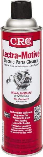 CRC - 19 Ounce Aerosol Electrical Grade Cleaner/Degreaser - 37,500 Volt Dielectric Strength, Nonflammable - Benchmark Tooling