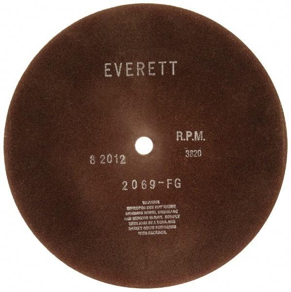 Everett - 16" Aluminum Oxide Cutoff Wheel - 5/32" Thick, 1" Arbor, Use with Gas Powered Saws - Benchmark Tooling