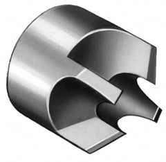 Made in USA - 11/16" Cutter Head Diam, 1/4" Pilot Hole Diam, Solid Carbide Reverse Countersink - Benchmark Tooling