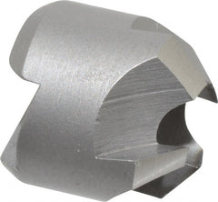 Made in USA - 4 Flutes, 5/8" Cutter Head Diam, 5/16" Pilot Hole Diam, High Speed Steel Reverse Countersink - Benchmark Tooling