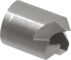 Made in USA - 3/8" Cutter Head Diam, 3/16" Pilot Hole Diam, Solid Carbide Reverse Countersink - Benchmark Tooling