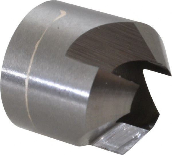 Made in USA - 1/2" Cutter Head Diam, 1/4" Pilot Hole Diam, Solid Carbide Reverse Countersink - Benchmark Tooling