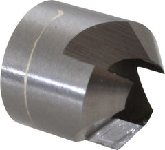 Made in USA - 1/2" Cutter Head Diam, 1/4" Pilot Hole Diam, Solid Carbide Reverse Countersink - Benchmark Tooling