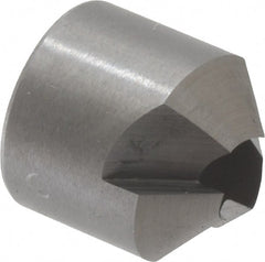 Made in USA - 5/8" Cutter Head Diam, 1/4" Pilot Hole Diam, Solid Carbide Reverse Countersink - Benchmark Tooling