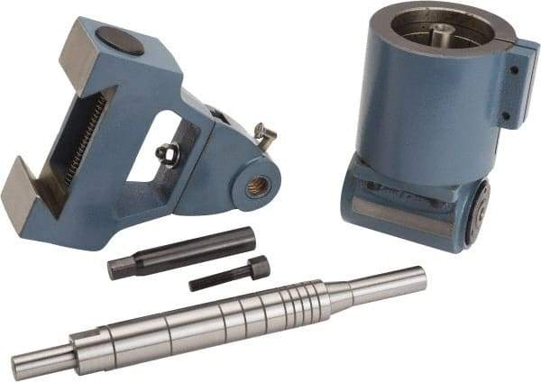 Vectrax - Right Angle Milling Head - Includes 1 Inch Arbor, Arbor Support for R8 Spindle, Horizontal Milling Attachment Including Right Angle Head and R8 in - R8 out - Benchmark Tooling