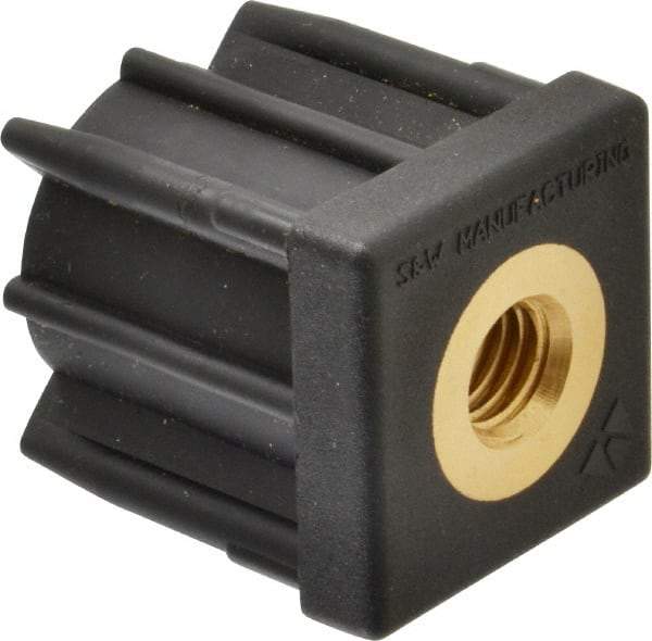 Gibraltar - 1-1/2" Tube, 1/2-13 Thread, 1,000 Lb Capacity, Square Tube End - 0.065" Tube Wall, 1-1/2" Square - Benchmark Tooling