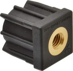 Gibraltar - 1-1/2" Tube, 1/2-13 Thread, 1,000 Lb Capacity, Square Tube End - 0.065" Tube Wall, 1-1/2" Square - Benchmark Tooling