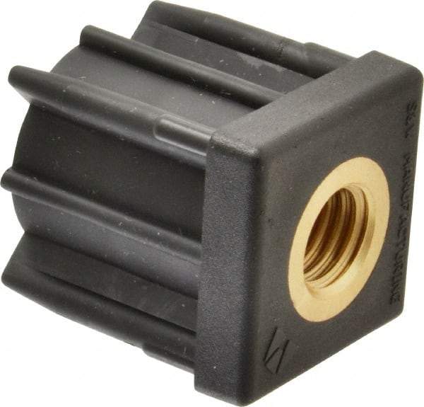 Gibraltar - 1-1/2" Tube, 5/8-11 Thread, 1,000 Lb Capacity, Square Tube End - 0.065" Tube Wall, 1-1/2" Square - Benchmark Tooling