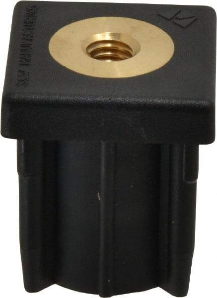 Gibraltar - 1-1/2" Tube, 3/8-16 Thread, 1,000 Lb Capacity, Square Tube End - 0.12" Tube Wall, 1-1/2" Square - Benchmark Tooling