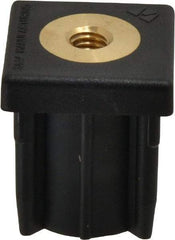 Gibraltar - 1-1/2" Tube, 3/8-16 Thread, 1,000 Lb Capacity, Square Tube End - 0.12" Tube Wall, 1-1/2" Square - Benchmark Tooling