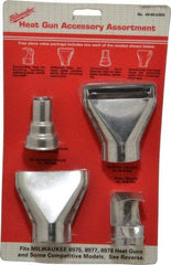 Milwaukee Tool - 4 Piece Heat Gun Accessory Set - For Use with Milwaukee Heat Gun - Benchmark Tooling