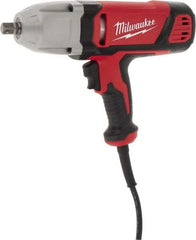 Milwaukee Tool - 1/2 Inch Drive, 300 Ft./Lbs. Torque, Pistol Grip Handle, 1,800 RPM, Impact Wrench - 7 Amps, 120 Volts - Benchmark Tooling