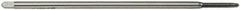 OSG - #6-32 UNC 2 Flute H3 Bright Finish High Speed Steel Spiral Point Extension Tap - Plug Chamfer, 6" OAL, 11/16" Thread Length, 2B Class of Fit - Exact Industrial Supply