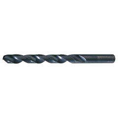 O RHS / RHC HSS 135 Degree Split Point Heavy Duty Jobber Length Drill - Steam Oxide - Exact Industrial Supply