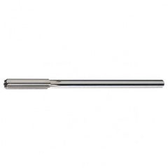 #12 STR / RHC HSS Straight Shank Straight Flute Reamer - Bright - Benchmark Tooling