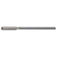 25/32 STR / RHC HSS Straight Shank Straight Flute Reamer - Bright - Exact Industrial Supply