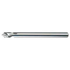 3/8″ × 5″ OAL 120 Degree HSS Radial NC Spotting Drills Bright - Exact Industrial Supply