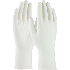 ‎100-333010/M CE Single Use Gloves - Nitrile - Textured Fingers - 5 mil. - Class 10 - 12 Inch - PF - Exact Industrial Supply