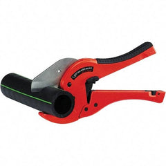 Rothenberger - 2" Pipe Capacity, Tube & Pipe Cutter - Cuts Plastic, PVC, CPVC, 10-1/4" OAL - Benchmark Tooling