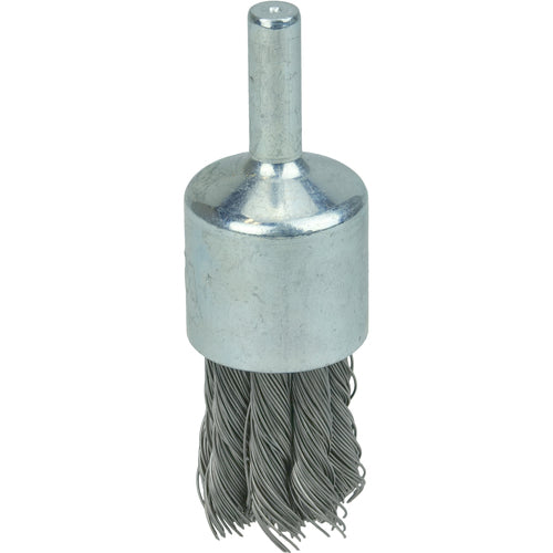 3/4″ Diameter - Knot Type Steel Wire End Brush - Benchmark Tooling