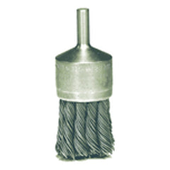 ‎1-1/8″ Knot Wire End Brush, .020″ Steel Fill, Retail Pack - Benchmark Tooling