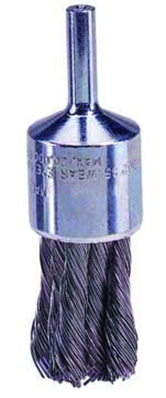 3/4'' Diameter - Knot Type Stainless End Brush - Benchmark Tooling