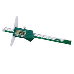 Insize USA LLC - Electronic Depth Gages; Minimum Measurement (mm): 0.00 ; Minimum Measurement (Decimal Inch): 0.0000 ; Maximum Measurement (Decimal Inch): 12.0000 ; Maximum Measurement (mm): 300.00 ; Resolution (mm): 0.01 ; Resolution (Decimal Inch): 0.0 - Exact Industrial Supply