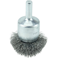 1 1/2″ Diameter - Steel Wire Flared End Brush - Benchmark Tooling