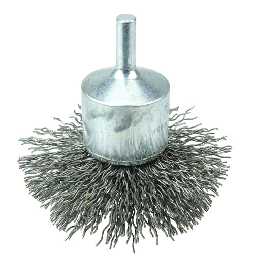 2 3/4″ Diameter - Steel Wire Flared End Brush - Benchmark Tooling