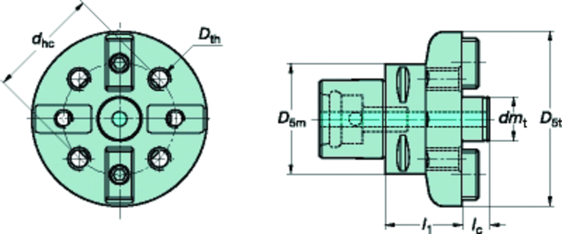 C8 391.XL-40 065 CoroBore® xL - Benchmark Tooling