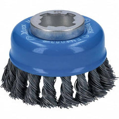 Bosch - 3" Diam 0.012" X-LOCK Carbon Steel Fill Cup Brush - Benchmark Tooling