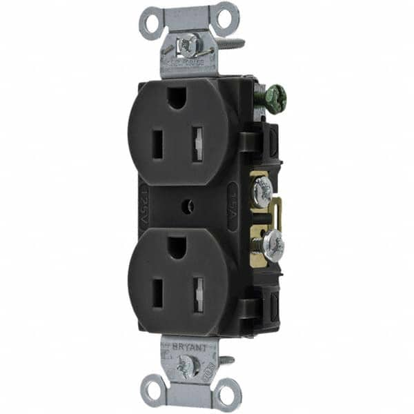 Bryant Electric - Straight Blade Receptacles Receptacle Type: Duplex Receptacle Grade: Commercial - Benchmark Tooling