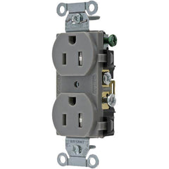 Bryant Electric - Straight Blade Receptacles Receptacle Type: Duplex Receptacle Grade: Commercial - Benchmark Tooling