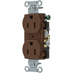 Bryant Electric - Straight Blade Receptacles Receptacle Type: Duplex Receptacle Grade: Commercial - Benchmark Tooling