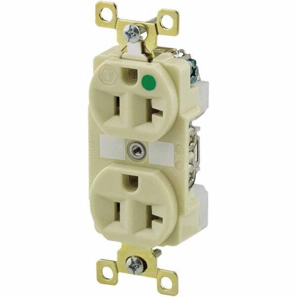 Bryant Electric - Straight Blade Receptacles Receptacle Type: Duplex Receptacle Grade: Hospital - Benchmark Tooling