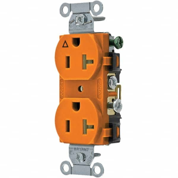 Bryant Electric - Straight Blade Receptacles Receptacle Type: Duplex Receptacle Grade: Commercial - Benchmark Tooling