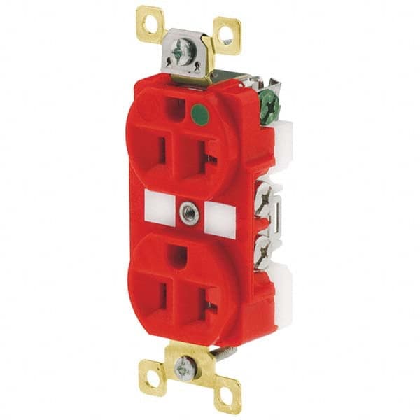 Bryant Electric - Straight Blade Receptacles Receptacle Type: Duplex Receptacle Grade: Hospital - Benchmark Tooling