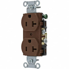 Bryant Electric - Straight Blade Receptacles Receptacle Type: Duplex Receptacle Grade: Commercial - Benchmark Tooling