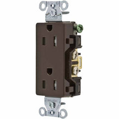 Bryant Electric - Straight Blade Receptacles Receptacle Type: Duplex Receptacle Grade: Commercial - Benchmark Tooling