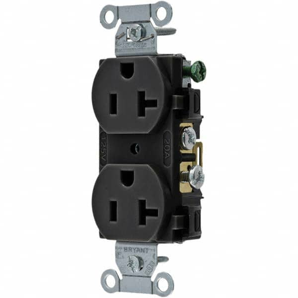 Bryant Electric - Straight Blade Receptacles Receptacle Type: Duplex Receptacle Grade: Commercial - Benchmark Tooling