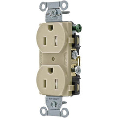 Bryant Electric - Straight Blade Receptacles Receptacle Type: Duplex Receptacle Grade: Commercial - Benchmark Tooling