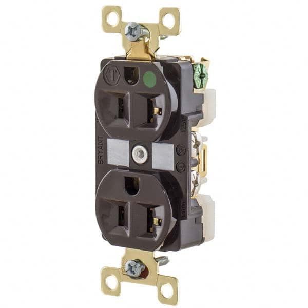 Bryant Electric - Straight Blade Receptacles Receptacle Type: Duplex Receptacle Grade: Hospital - Benchmark Tooling