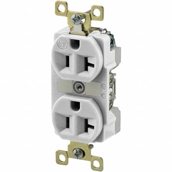 Bryant Electric - Straight Blade Receptacles Receptacle Type: Duplex Receptacle Grade: Industrial - Benchmark Tooling